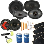 Kicker 51KSC2704 2.75 Speakers + 6.5 6X9 Coaxials W/ Free Install Kit. Fixed Price $297.94.