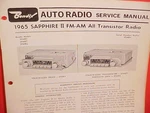 1965 Volkswagen Karmann Ghia Sapphire Ii Bendix Am-fm Radio Service Shop Manual. Fixed Price $34.99.