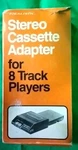 Vintage Realistic Stereo Cassette Adapter For Track Players No. 12-1875A. Fixed Price $15.00.