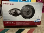 New In Box Mountable Pioneer Automobile Speakers TS-G1643R. Fixed Price $99.00.