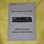 Volvo 240 CR-3183 Radio Audio Instruction Manual 1154656. Fixed Price $10.00.