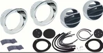1967 - 1968 Camaro, Firebird Astro Ventilation Kit W/chrome Bezels R566. Fixed Price $131.94.