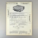 Ford 74BF 84BF Automobile Radio Receiver Manual Sams Photofact 399-6. Fixed Price $9.95.