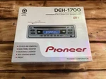 Pioneer DEH-1700 Cd Player Car Stereo Super Tuner 3D Fm/am Radio Brand New Nib. Fixed Price $69.00.