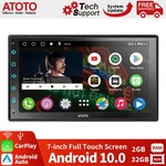 Atoto A6PF 2DIN Stereo Gps 7" Full Touchscreen Wireless Android Auto&carplay. Fixed Price $129.90.