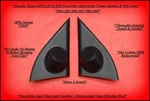 04 09 Hyundai Tucson Tweeter Speakers W/ Trim Covers Oem Lh Rh Door Corner Pair. Fixed Price $59.95.