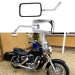 Rectangular 10MM Rear View Side Mirrors Chrome For Honda Cb 750 Motorcycle. Fixed Price $13.63.