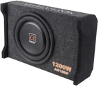Alphasonik AS10DF 10" 1200 Watts 4-OHM Down Fire Shallow Mount Flat Enclosure. Fixed Price $149.95.