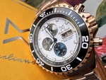 Mens Diver Chronograph Marlinwatch Sapphire BGW9 Screw Down Crown. Fixed Price $266.52.
