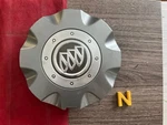 #n (1) 2005-2009 Buick Lacrosse Allure Oe Center Cap Dark Silver 9595038. Fixed Price $14.95.