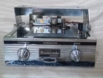 Vintage Rare Muntz Wards Riverside Chrome 4 & Track Player Model M-80 FMV6585A. Fixed Price $195.00.