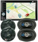 Blaupunkt 6.5" & 6X9" 4 Speakers + 200W 6.2" Mirror Link Gps For Android Ios. Fixed Price $189.99.