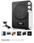 Pyle PLBX8A 8" Slim Active Subwoofer & Beyma 6MI100 5" Mid Bass Speaker. Fixed Price $300.00.