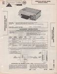 1959 American Motors 8990576 Auto Radio Service Manual 94MA Photofact Diagram. Fixed Price $8.99.