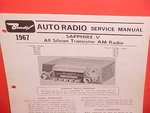 1967 Volkswagen Karmann Ghia Beetle Sapphire Bendix Am Radio Service Manual Vw. Fixed Price $31.99.