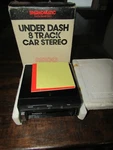 Vintage Sparkomatic SS100 Under Dash 8 Track Car Stereo. Fixed Price $179.99.