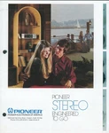 C1972 Pioneer Car Stereo 8 Track Cassette Dealer Sales Brochure Catalog Audio. Fixed Price $16.00.