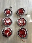 1962 Impala Led Tail Light & Backup Kit Lens Bezels Trim Rings Chrome Lh Rh. Fixed Price $269.99.