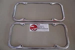 40-55 Chevy Gm Ford Hot Rat Street Rod California Chrome License Plate Frames. Fixed Price $55.32.