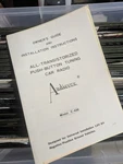 Vtg Early 70S Audiovox C-420 Car Radio Service Owners Manual Old School Lot. Fixed Price $14.95.