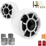 Wet Sounds REV8W-X 8" White Fixed Tower Speakers With Nautique G Adapters. Fixed Price $1349.98.