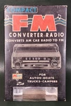 Nos Vintage Universal Kmc K- Mart Fm Converter Radio 82-3024W. Fixed Price $50.00.