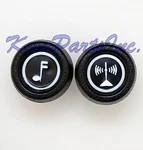1972-1976 C3 Chevrolet Corvette Radio Knob Set Brand New Volume Tune. Fixed Price $25.00.