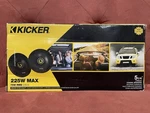 Kicker 46CSC54 Car Audio 1/4" Coaxial Full Range Stereo Speakers Pair. Fixed Price $64.00.