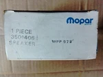 Nos Mopar Dash Speaker 75-81 Chrysler. Fixed Price $130.00.