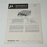 1960 Simca Motorola Radio CTM62 CTA62 Service Manual Schematics Part List. Fixed Price $22.36.
