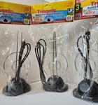 3 Pack Indoor Rabbit Ear Antenna Hdtv Vhf Uhf Digital Coax. Fixed Price $21.95.