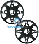 Pair Strong Metal 15" Black Stamped Subwoofers Speakers Cover Grilles Grills. Fixed Price $79.99.