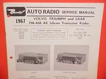 1967 Volvo Triumph Spitfire Mk Iii GT6 Saab Bendix Am-fm Radio Service Manual. Fixed Price $31.99.
