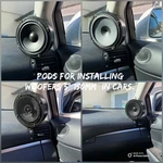 Focal Access 130AC , Pods For Woofers (150MM). Fixed Price $199.00.
