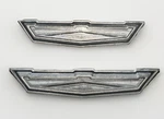 1964 Ford Galaxie Fender Spear Trim Inserts Pair Oem C4AB-62517A40-A Euc. Fixed Price $48.74.
