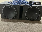 Rockford Fosgate Subwoofer Box With Speakers,pioneer Amp Wires, Led Lights. Fixed Price $400.00.