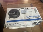 Vintage Old School Pioneer 3 1/2" Speakers TS-877 40 Watts . Made Japan !. Fixed Price $33.00.