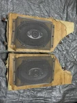 1972-1974 Corvette Custom Pioneer TS-A841P Rear Speakers Wood Mounting Bracket. Fixed Price $96.00.