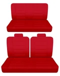 Fits 1969 1974 Chevy Caprice 2DOOR Front 50-50 Top And Rear Bench Seat Covers. Fixed Price $149.99.