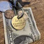 1968 Chevrolet Camaro Brass Key Fob. Fixed Price $14.95.