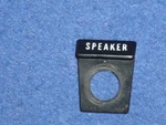 1970-1974 Mopar Cuda Challenger Standard Dash Radio Speaker Fader Switch Bezel. Fixed Price $19.00.