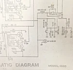 Rare Muntz Model M-860 8-TRACK Stereo Schematic. Fixed Price $12.00.
