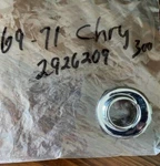 Nos Mopar 1969-71 Chrysler Newport Yorker 300 Chrome Antenna Bezel 2926209. Fixed Price $30.00.