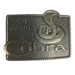 Vintage 1970S Cobra Cb Radios Belt Buckle Snake Novelty Made Exclusively. Fixed Price $24.00.