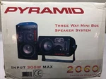 New Pair Pyramid Phase Model 2060 Speakers 300 Watts Way Mini Box-. Fixed Price $28.00.