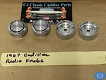 Oem 67 Cadillac Dash Radio Knobs Bezels Escutcheons. Fixed Price $64.99.