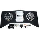 Custom Autosound Backseat Driver Subwoofer And Amp Kit Mustang Coupe 1965-1968. Fixed Price $257.00.