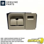 1995 - 1998 Silverado Sierra Truck Tahoe Dash 12V Port Tray Bezel Tan. Fixed Price $54.87.