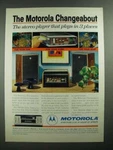 1971 Motorola Changeabout Car Stereo TM718S Ad. Fixed Price $17.99.