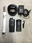 Motorola HT750 Low Band Split 16CH 6W Radio AAH25BEC9AA3AN W/ New Antenna. Fixed Price $200.00.